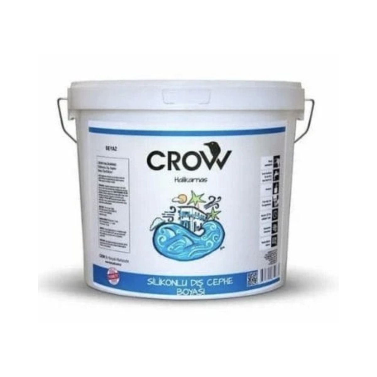 Crow Halikarnas Silikonlu Dış Cephe Boyası 20 Kg