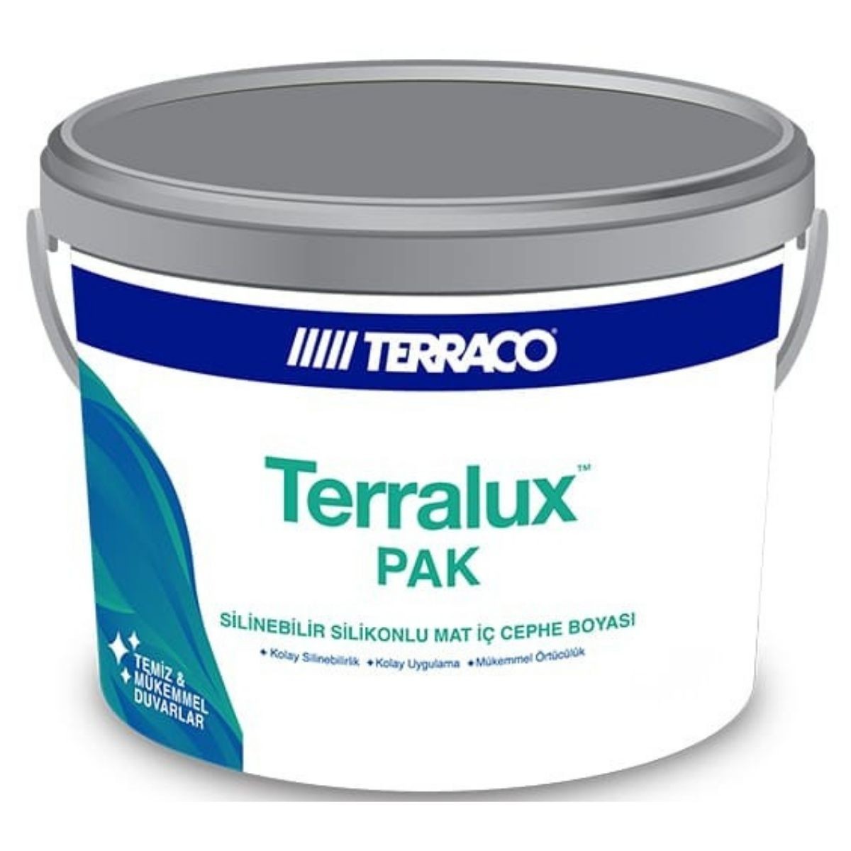 Terraco Terralux Pak Silinebilir Silikonlu Mat İç Cephe Boyası Beyaz 15 Lt
