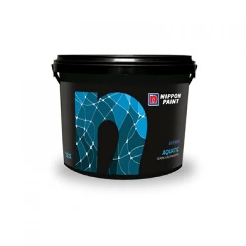 Nippon Aquatic Beyaz Silikonlu Dış Cephe Boyasi 13,5 Lt