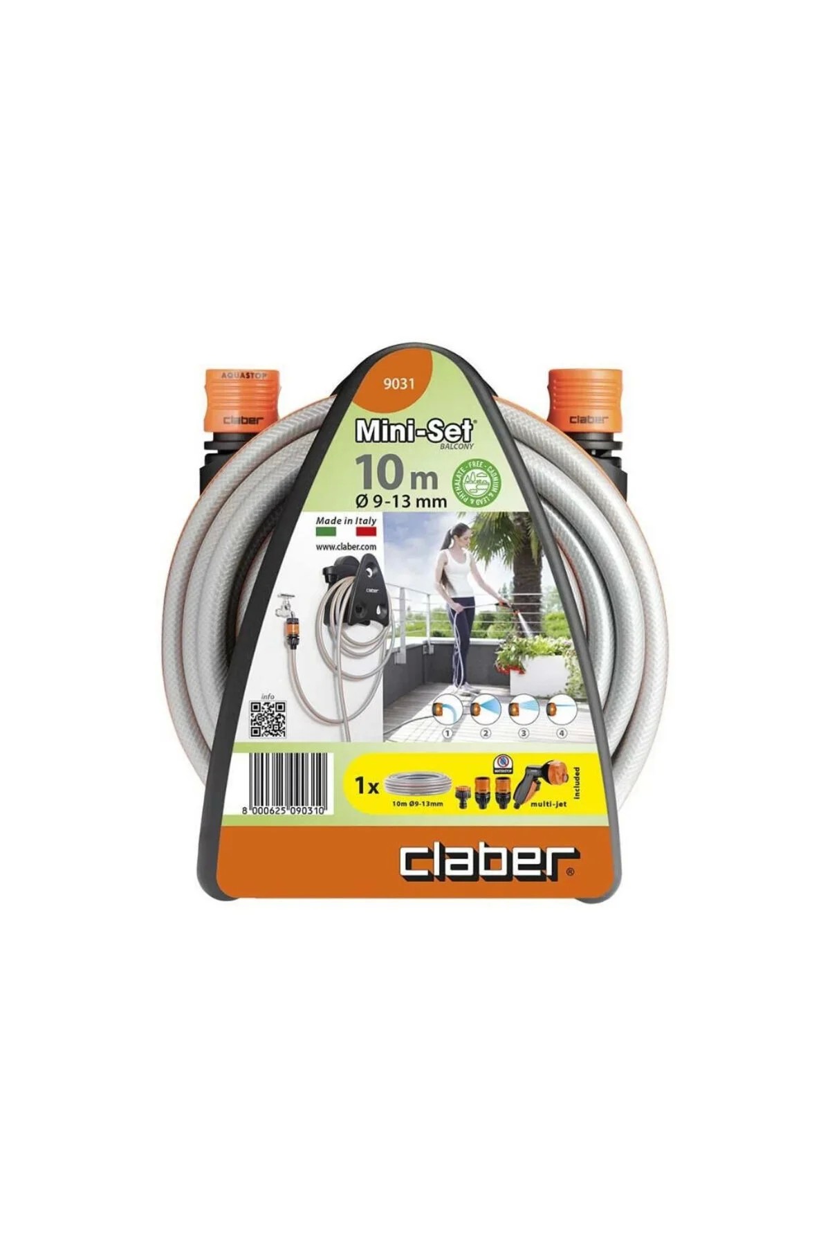 Claber 9032 Mini Hortumlu Sulama Seti 10m
