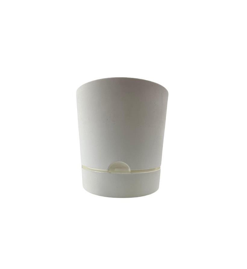 Poliwork Begonya Saksı 150x145mm Beyaz