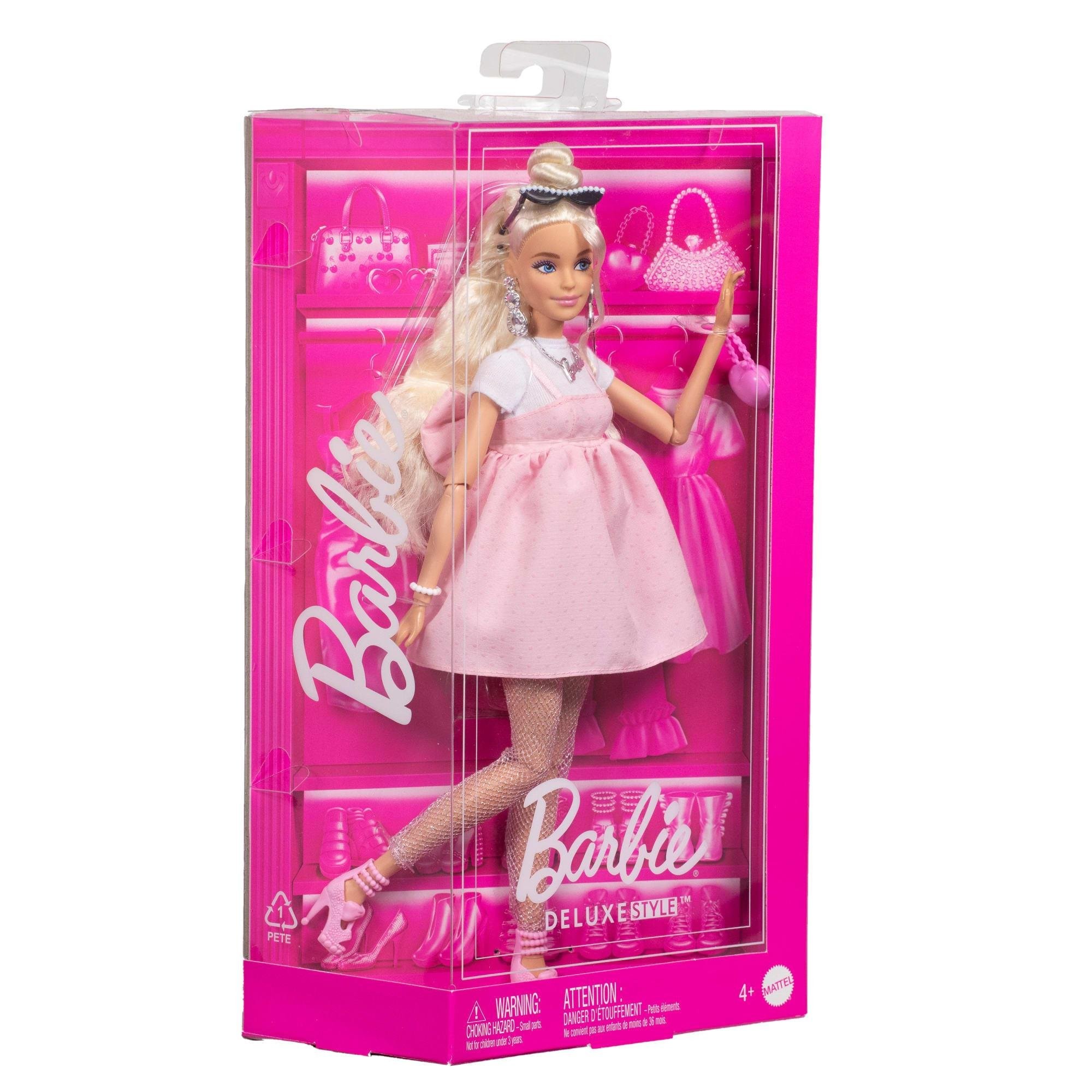 Barbie Deluxe Style Bebekler Sarı Saçlı HYV24-HYV27