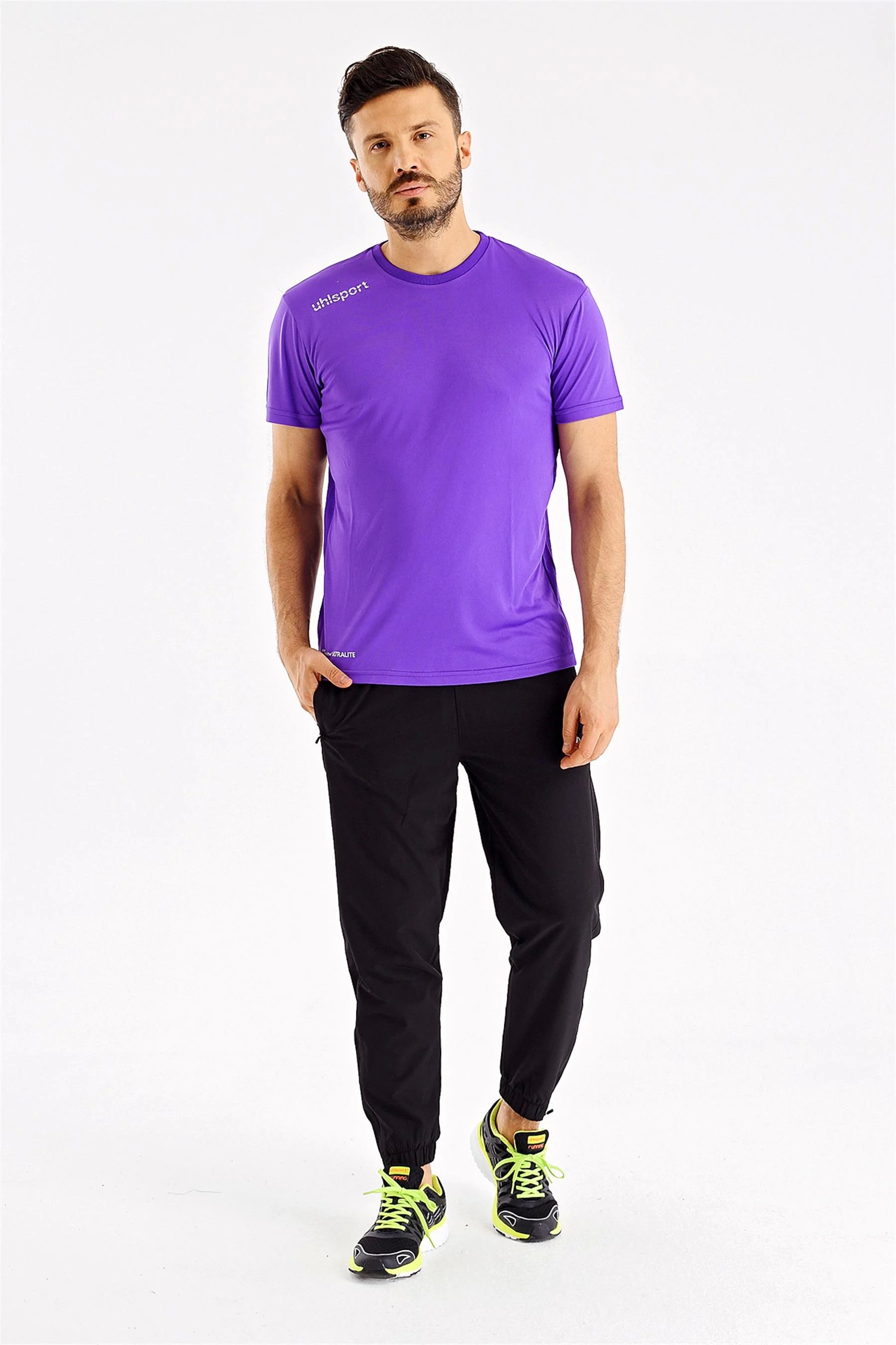 Uhlsport 1003341 Antrenman T-Shirt Essential Mor (L)