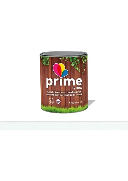 Hemel Prime Solvent Bazlı Ahşap Vernik Koyu Ceviz - 2.5lt