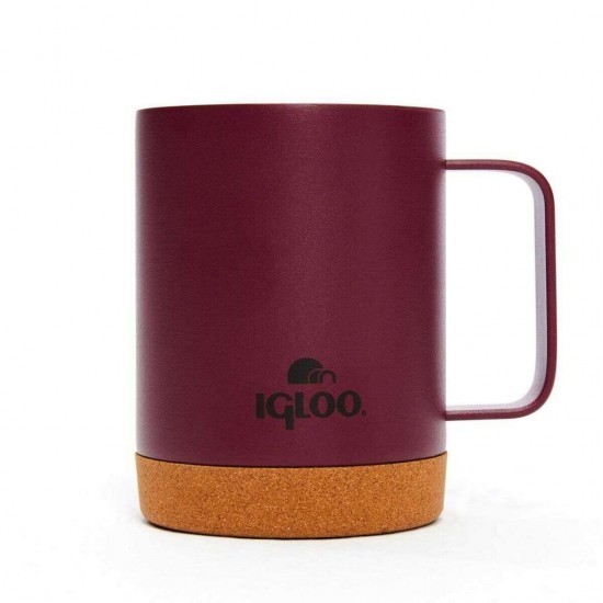 Igloo Cork Mug 350ml Kırmızı