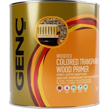 Genç Woodtex Renkli Şeffaf Ahşap Astarı Açık Meşe 0.75 Lt