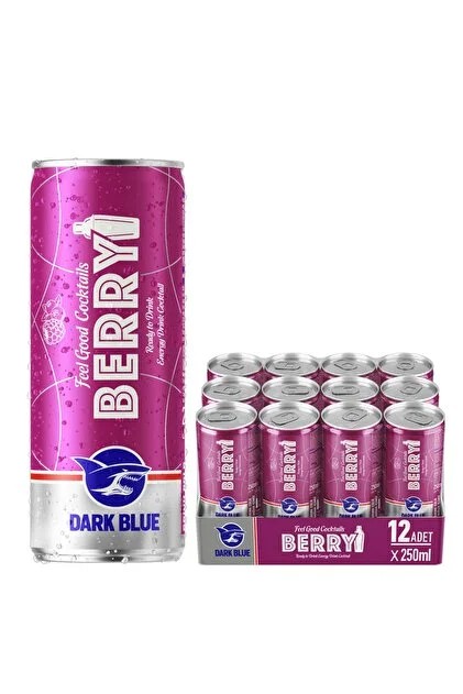 Dark Blue Enerji İçeceği Berry 250 ml 12'li