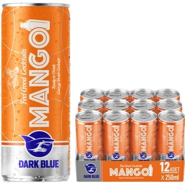 Dark Blue Enerji İçeceği Mango 250 ml 12'li