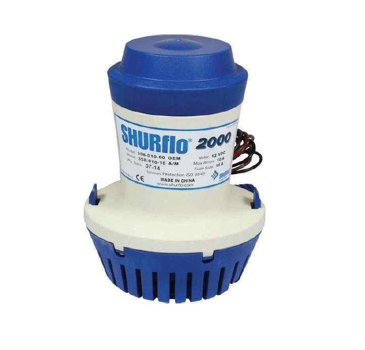 Shurflo Sintine Pompası 2000 Gph 12v