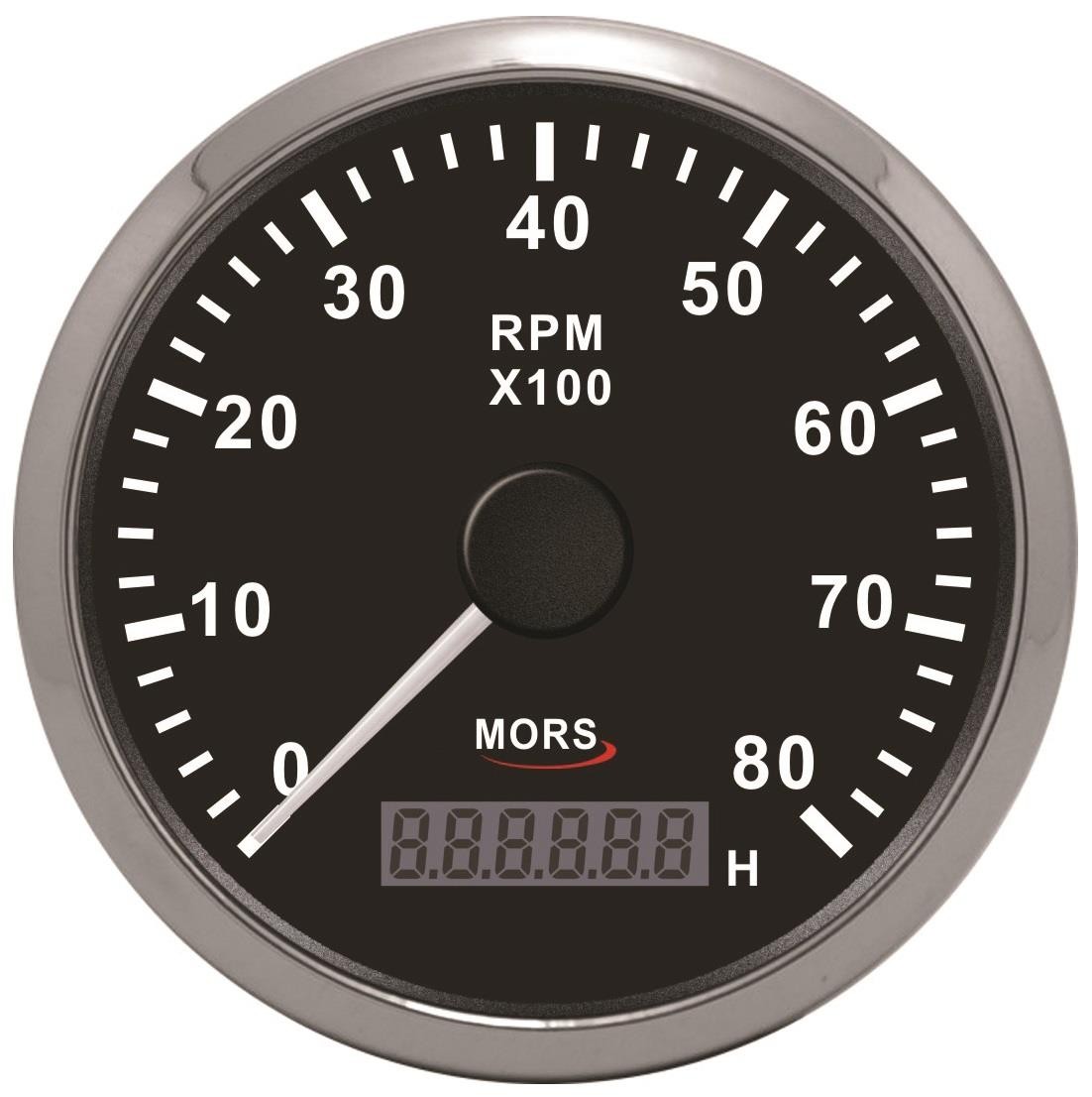 Mors Devir Göstergesi 8000rpm Siyah