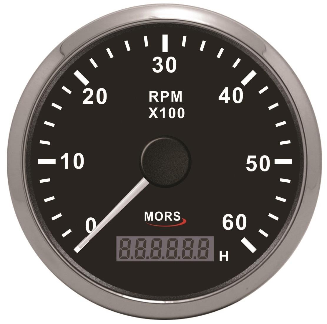 Mors Devir Göstergesi 6000rpm Siyah