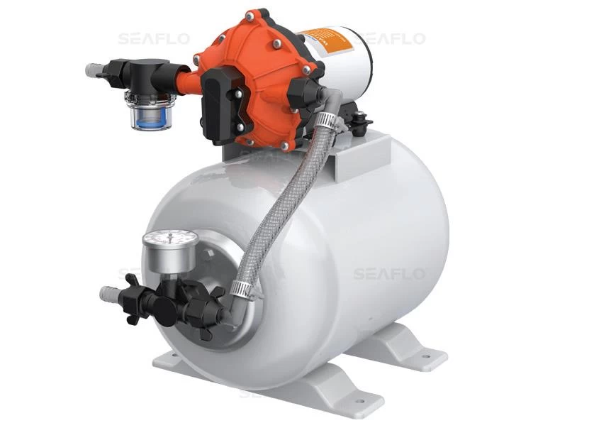 Seaflo Tanklı Hidrofor Seti 18,9 Lt/Dk 24V