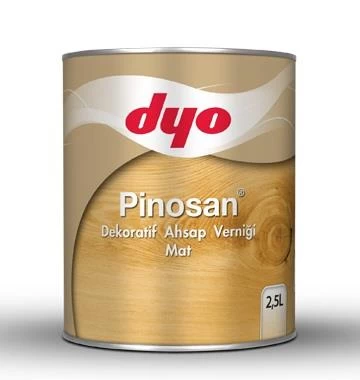 Dyo Pinosan Dekoratif Mat Ahşap Verniği Klasik Koyu Meşe - 2,5 Lt