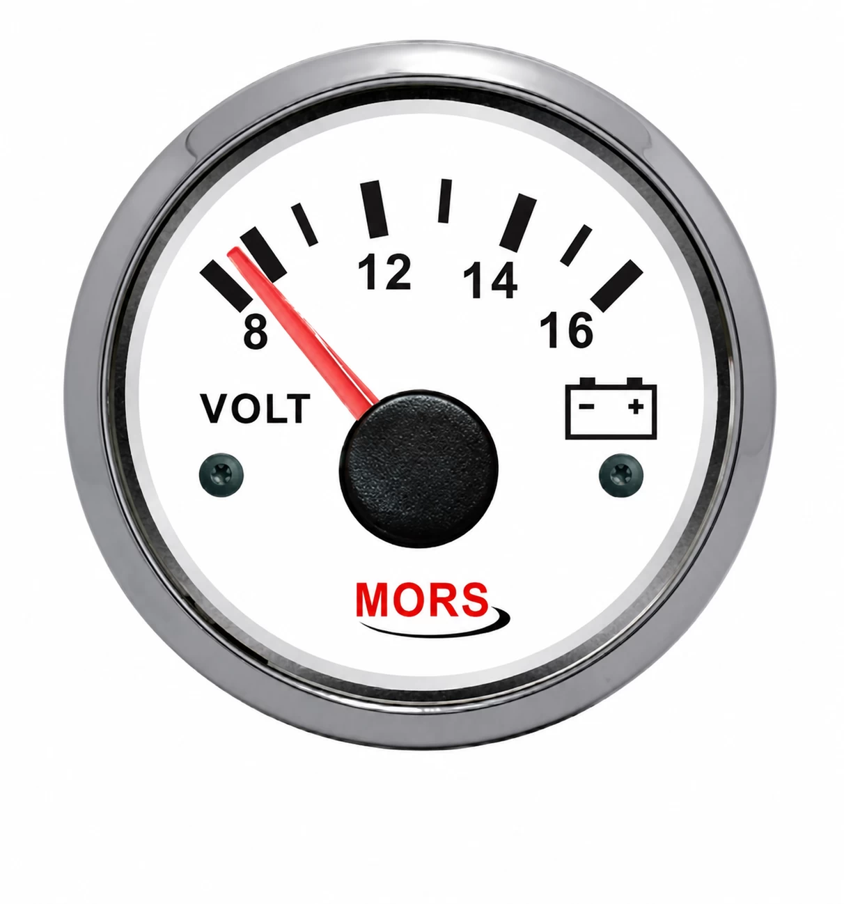 Mors Voltmetre 24v - Beyaz