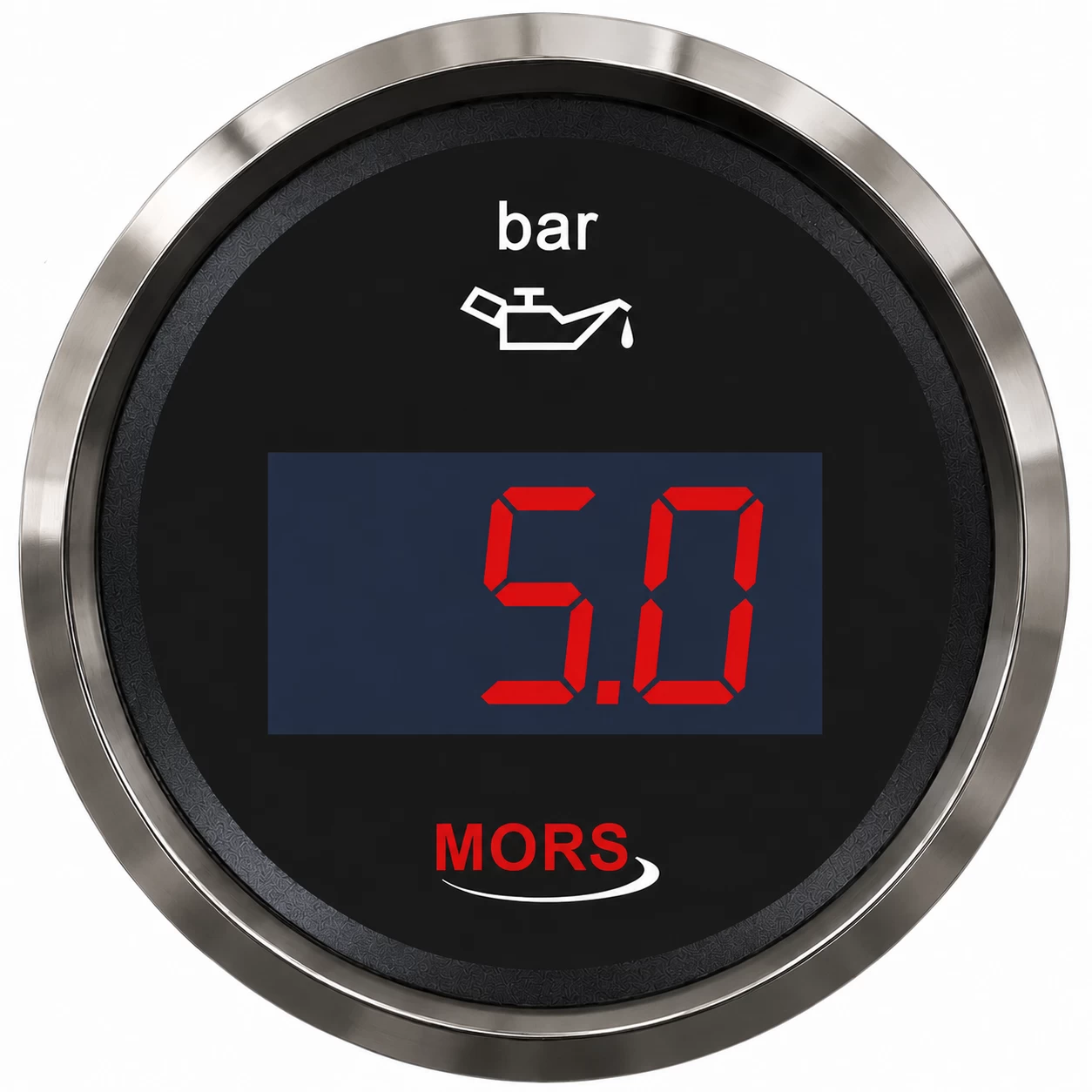 Mors Dijital Yağ Göstergesi Siyah - 5bar