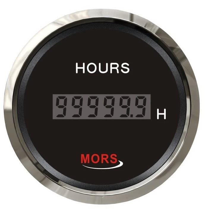 Mors Dijital Motor Zaman Saati Siyah