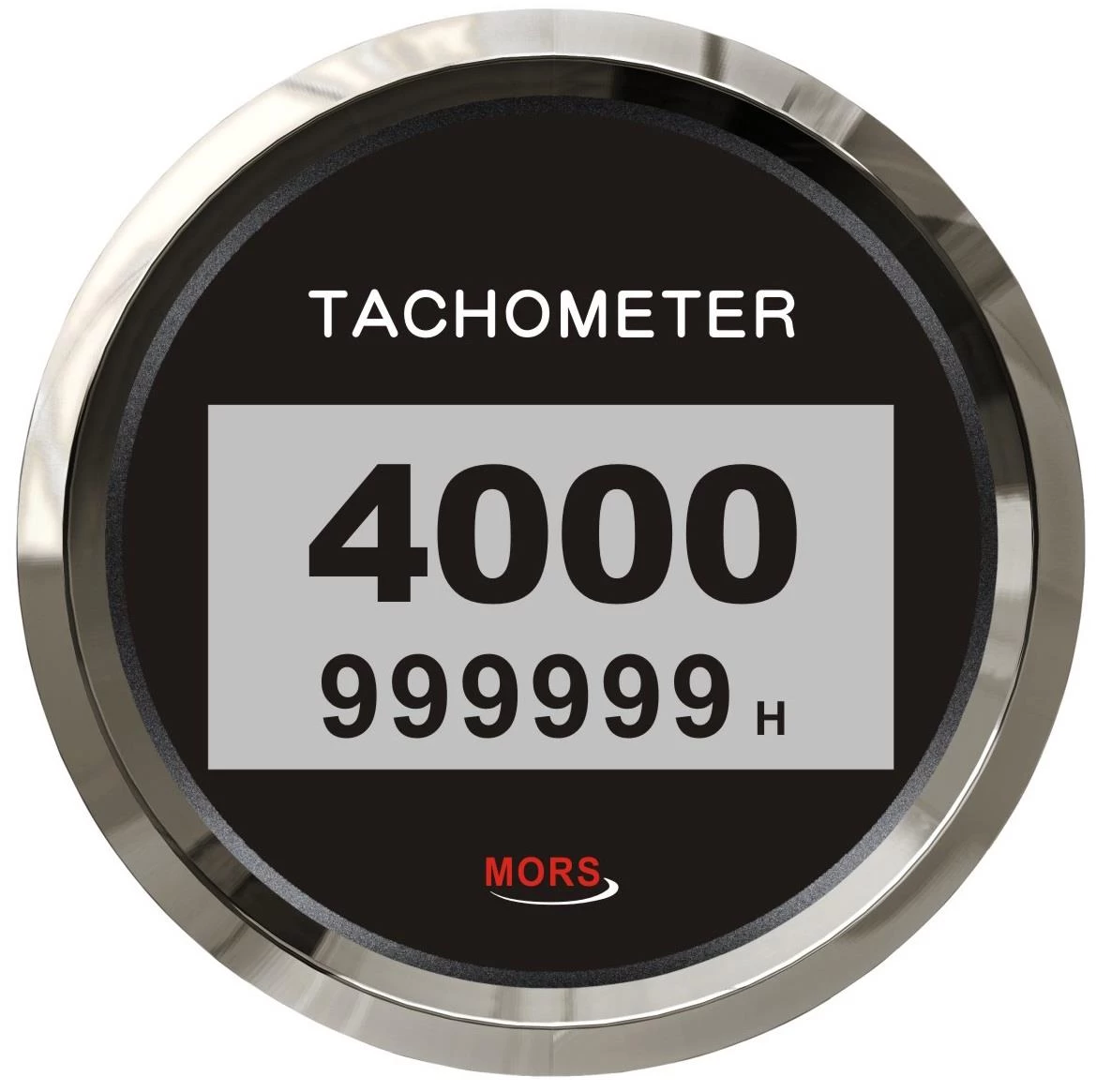 Mors Dijital Devir Göstergesi 4000rpm Siyah