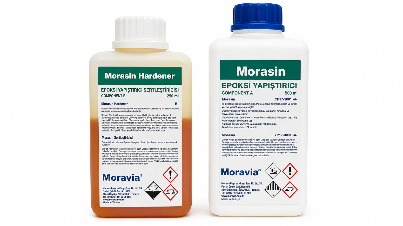 0,75 Lt Moravia Morasin Epoksi Esaslı Yapıştırıcı
