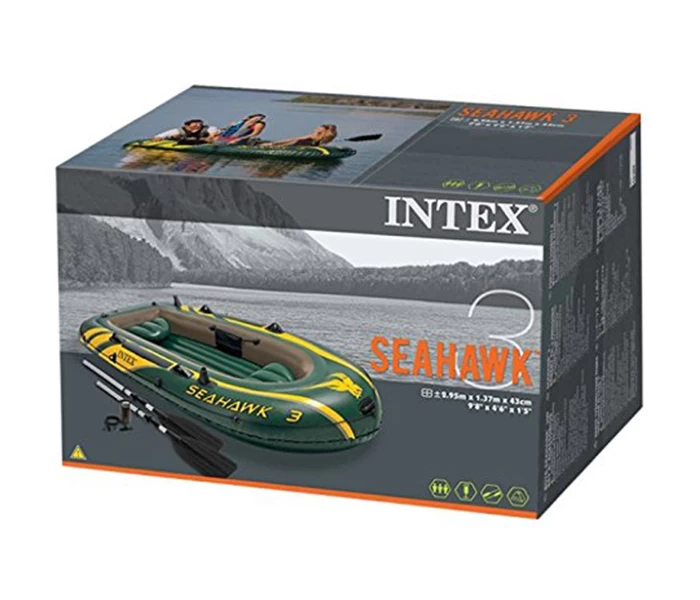 Intex 68380 Seahawk 3 Bot, Kürek ve Pompa Seti 295 cm