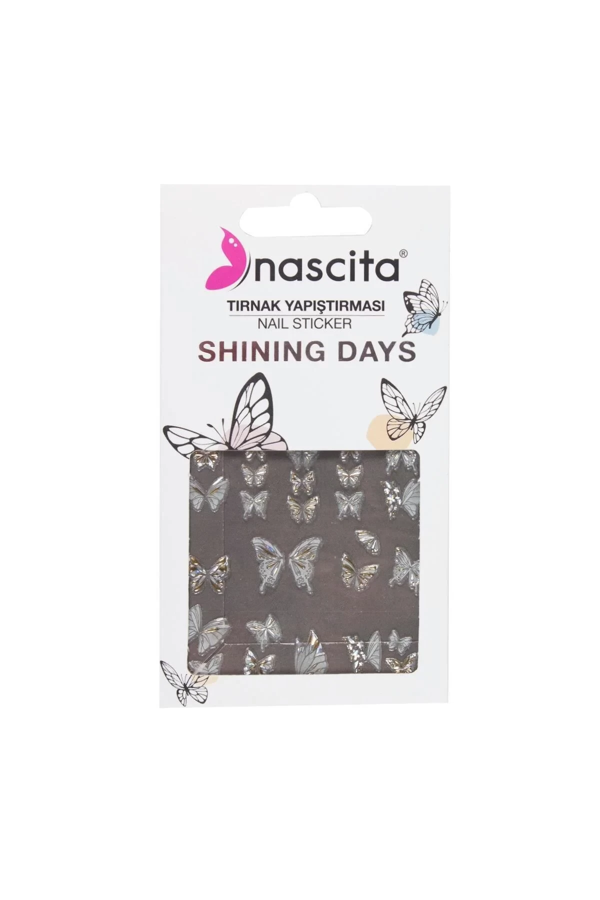 Nascita Tırnak Stickeri Kelebek NASSTICKER0027