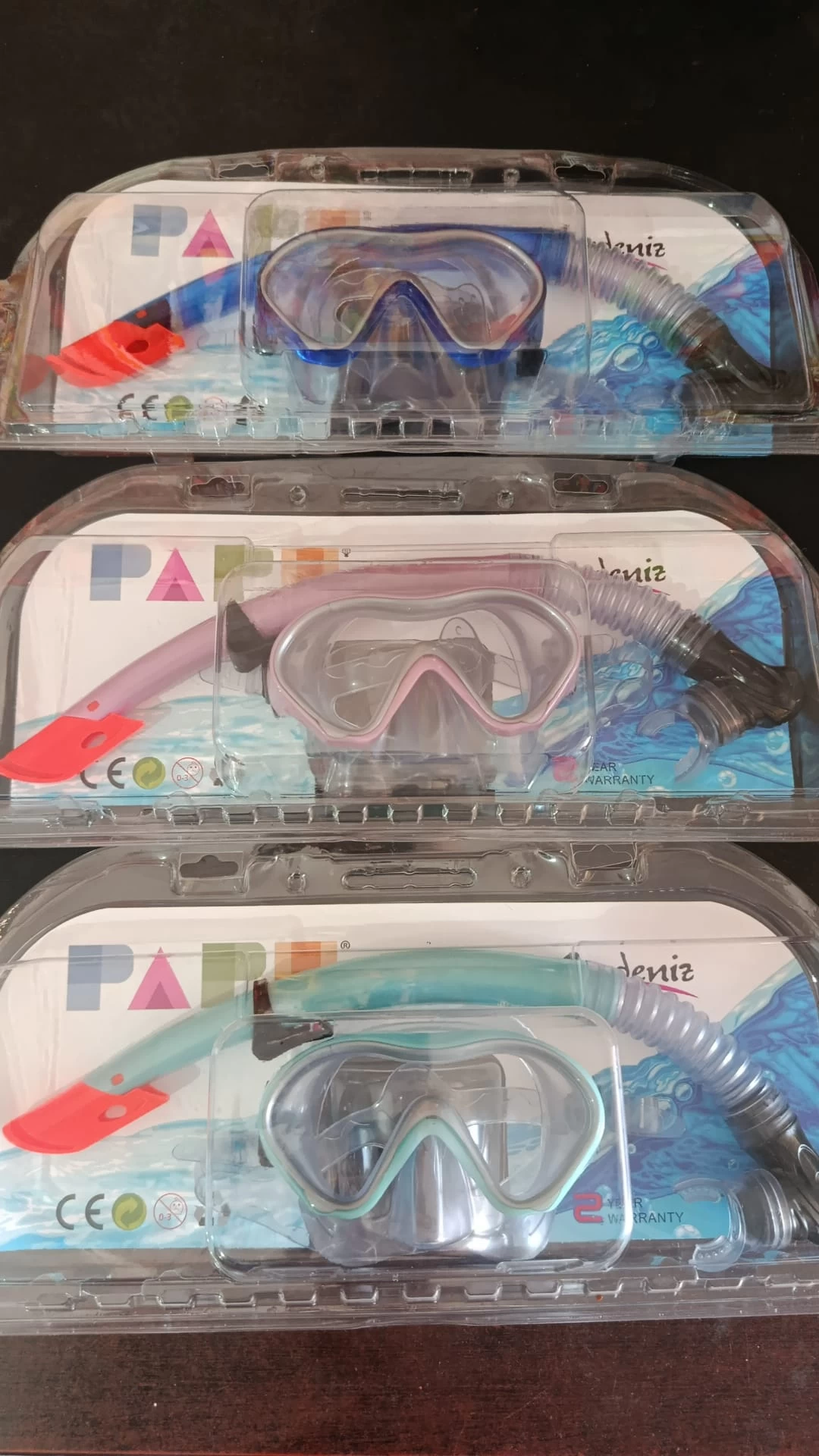 Ayd-9620 Papu Vesta Şnorkel Maske Set
