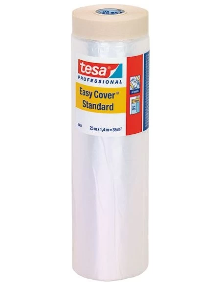 Tesa 4403 Maskeleme Bantlı Koruyucu Örtü 140 cm × 25 m