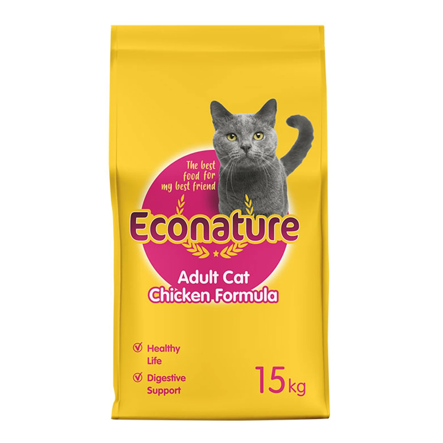 Econature  Yetişkin Kuru Kedi Maması Tavuk Etli 15 kg(Taze Ürün)