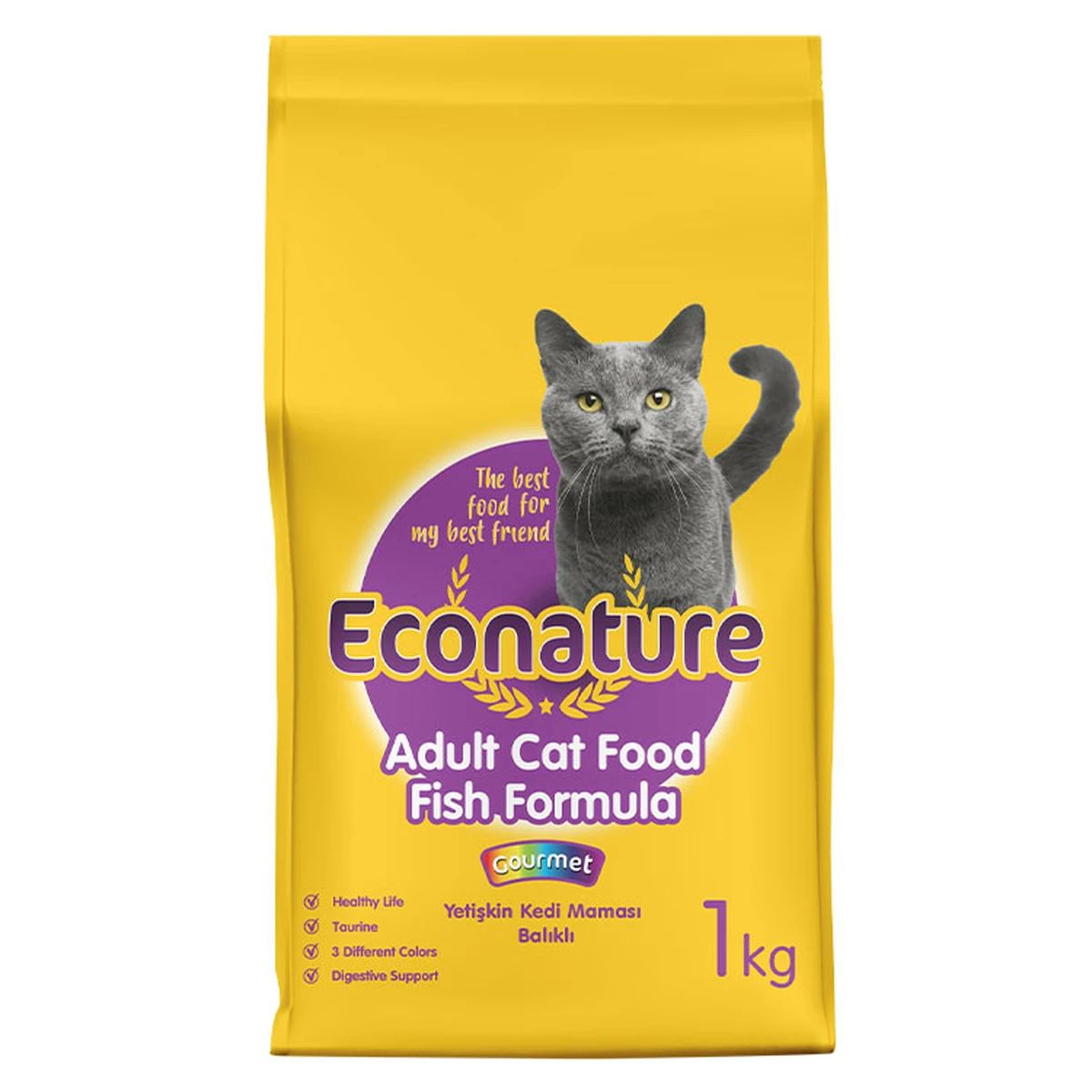 Econature Yetişkin Gurme Kedi Maması 1 Kg (En Az 3 Adet)