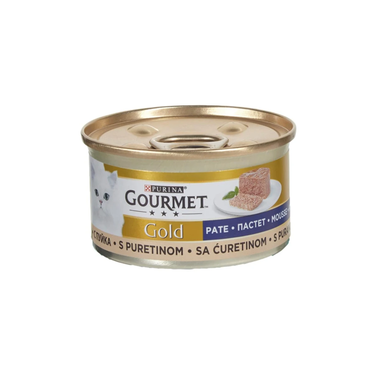 Gourmet Gold Yaş Kedi Mama Hindi 85G