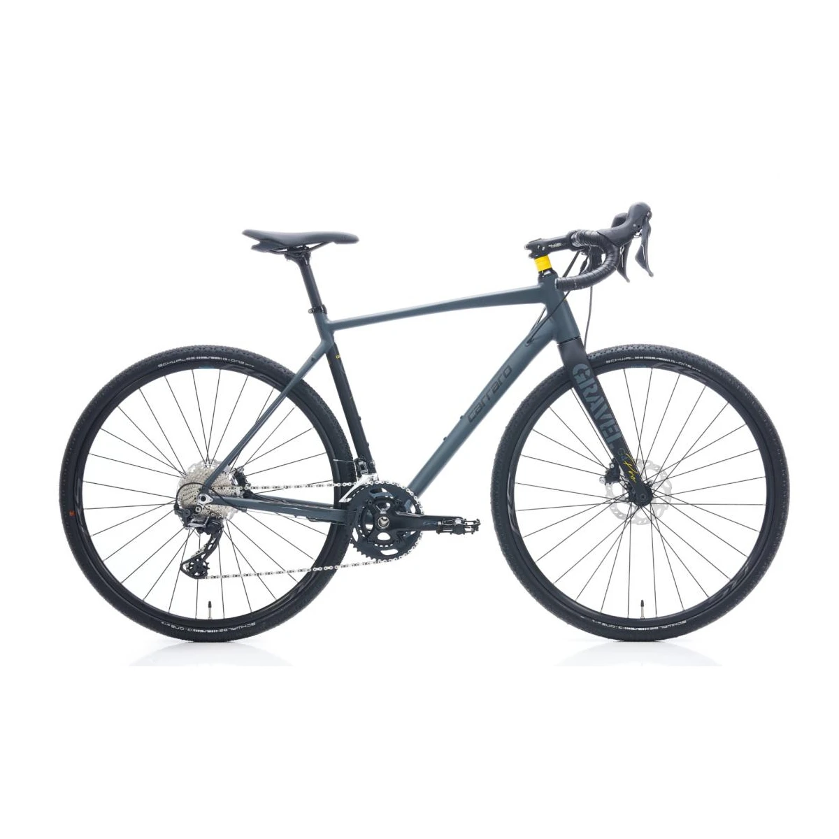 Carraro 28'' Gravel G4 Pro 520H 22-V HD Mat Antrasit-Siyah-Sarı