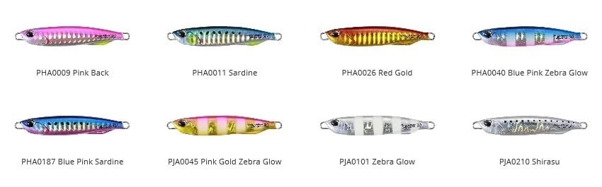 Duo Drag Metal Cast Slim Jig 60gr. Pja0101 / Zebra Glow