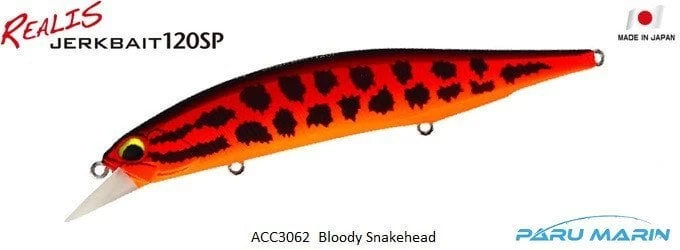 Duo Realis Jerkbait 120sp Acc3602 / Bloody Snakehead