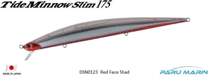 Duo Tide Minnow Slim 175 Dsn0123 / Red Face Shad