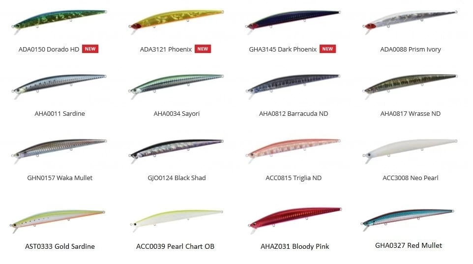 Duo Tide Minnow Slim Flyer 140 Gjo0124 / Black Shad