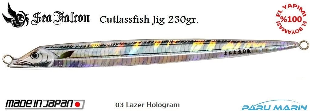 Sea Falcon Cutlassfish Long 230gr. 03 Lazer Hologram