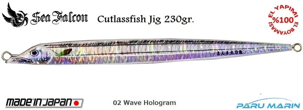 Sea Falcon Cutlassfish Long 230gr. 02 Wave Hologram