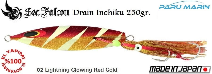 Drain Inchiku 250 Gr.	02	Lightning Glowing Red Gold