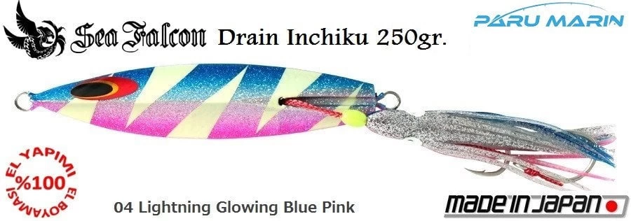 Drain Inchiku 250 Gr.	04	Lightning Glowing Blue Pink