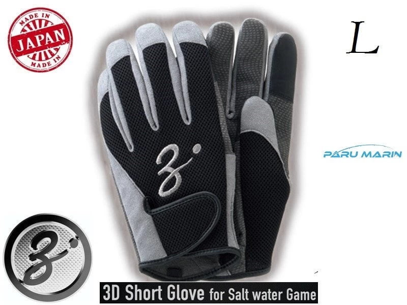 Zenaq 3-d Short Glove Eldiven Siyah Xl