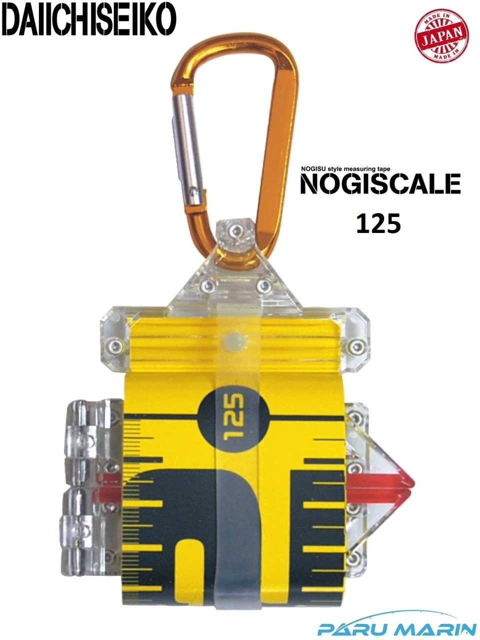 Daiichiseiko Nogiscale Balık Ölçme Metresi 125cm Sarı