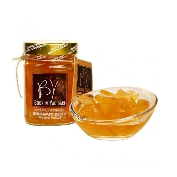 Bodrum Yadigarı Şeker İlavesiz Bergamot Reçeli 250 Gr