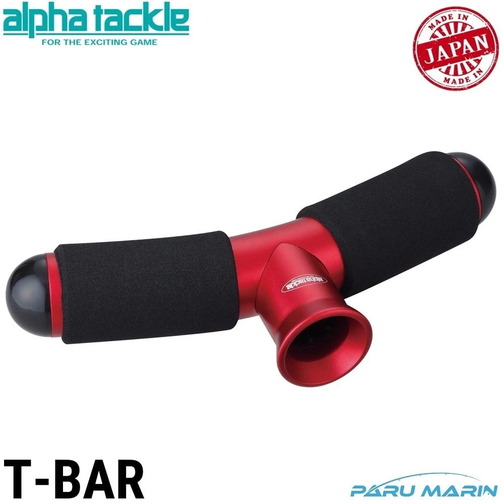 Alpha Tackle Alüminyum Mücadele Barı (t-bar Gimble) Kırmızı
