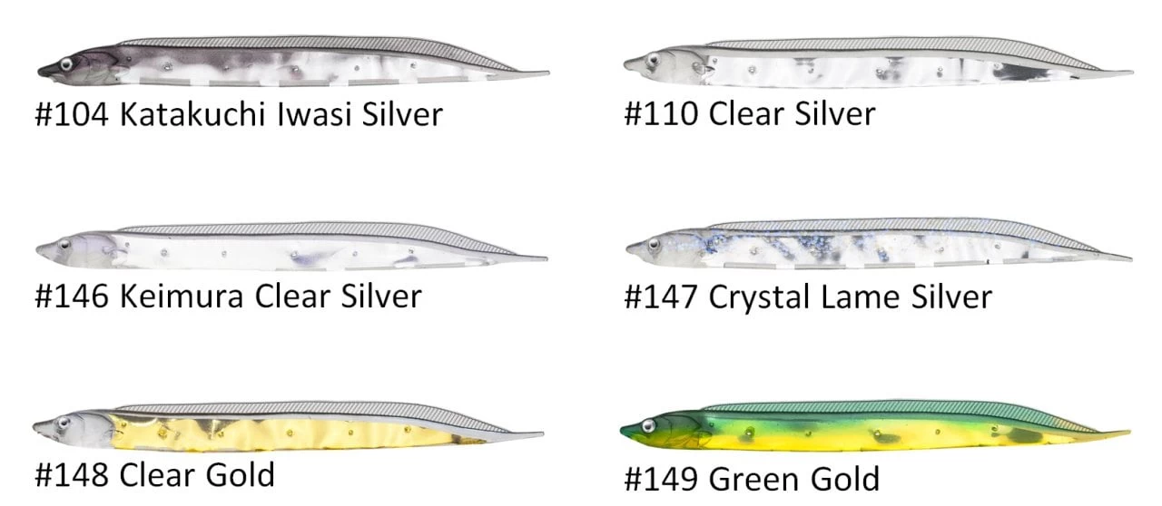 Fish Arrow Flash J Shirasu 7.5cm Sw #110 Clear Silver Sahte Balık