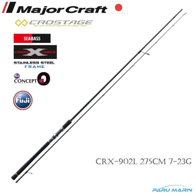 Major Craft Crostage New Crx-902l Seabass Spin 275cm 7-23gr.