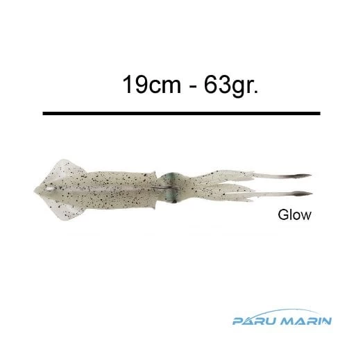 Savage Gear 3d Tpe Swim Squid 188mm 63g Suni Kalamar Glow