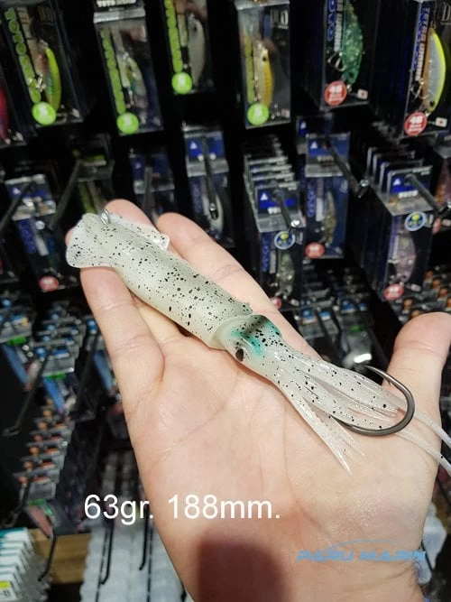 Savage Gear 3d Tpe Swim Squid 188mm 63g Suni Kalamar Glow