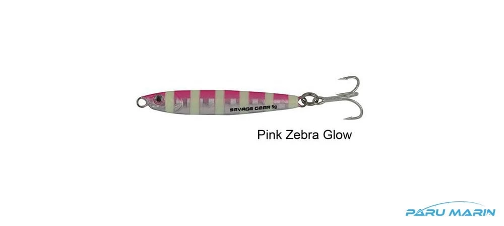 Savage Gear 3d Slim Minnow 5gr. Jig Suni Yem Pink Zebra Glow
