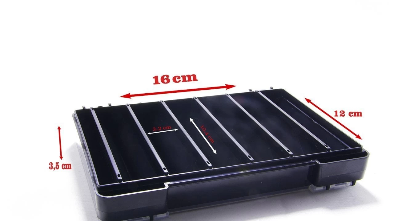 Fujin Tackle Box Small 10cm'lik Çift Taraflı Maket Balık Kutusu