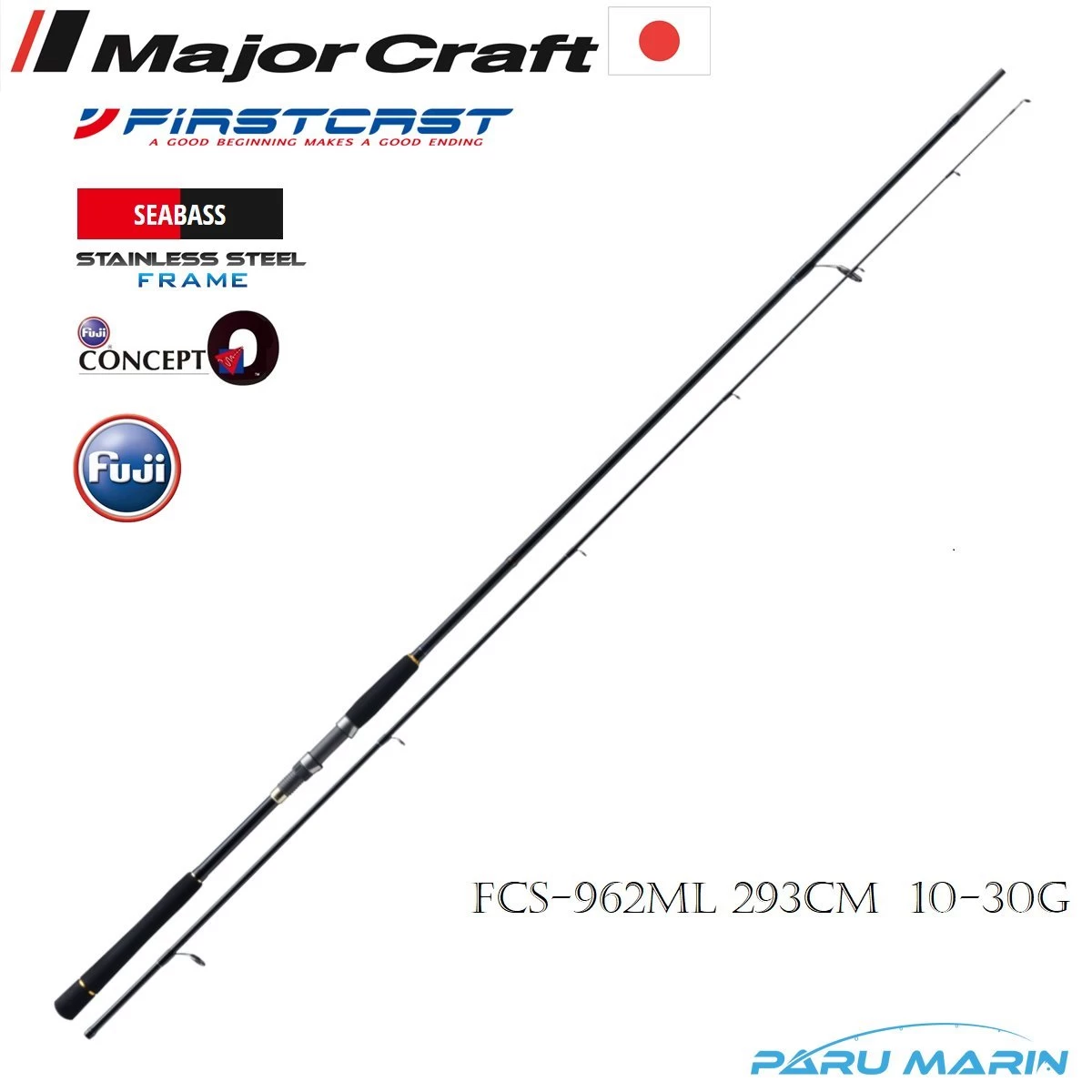 Major Craft Firstcast Seabass Spin Kamış Fcs-962ml 293cm 10-30 Gr.