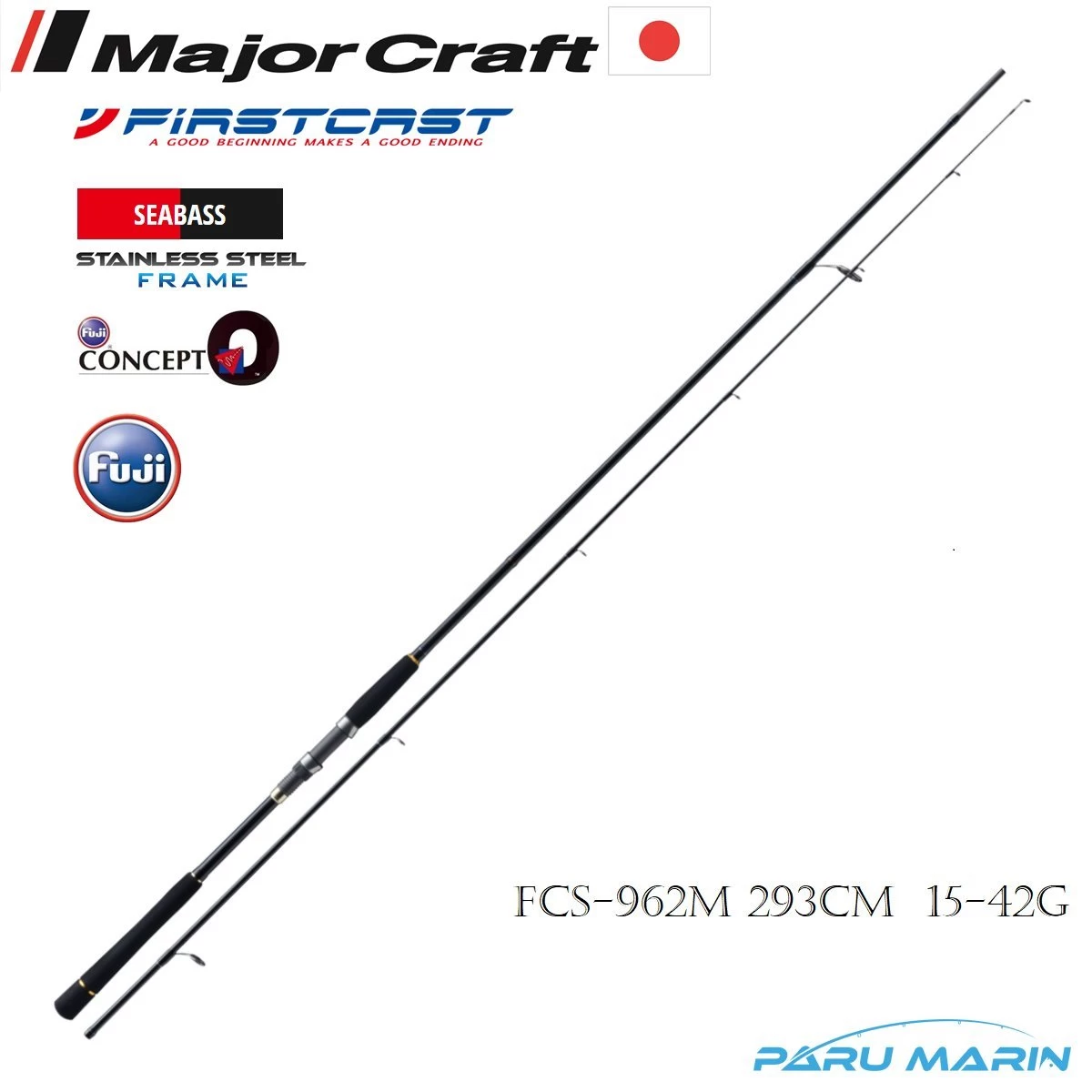 Major Craft Firstcast Seabass Spin Kamış Fcs-962m 293cm 15-42 Gr.
